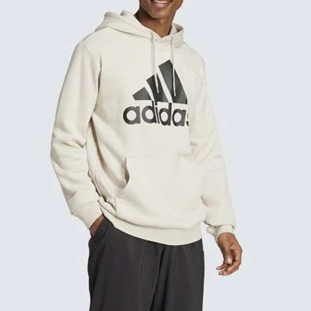 Adidas Cream Hoodie for Men